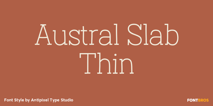 Austral Slab Thin Poster