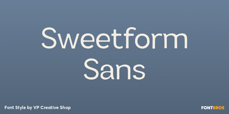 Sweetform Sans Poster