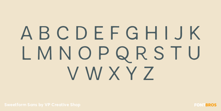 Sweetform Sans Font Poster #2