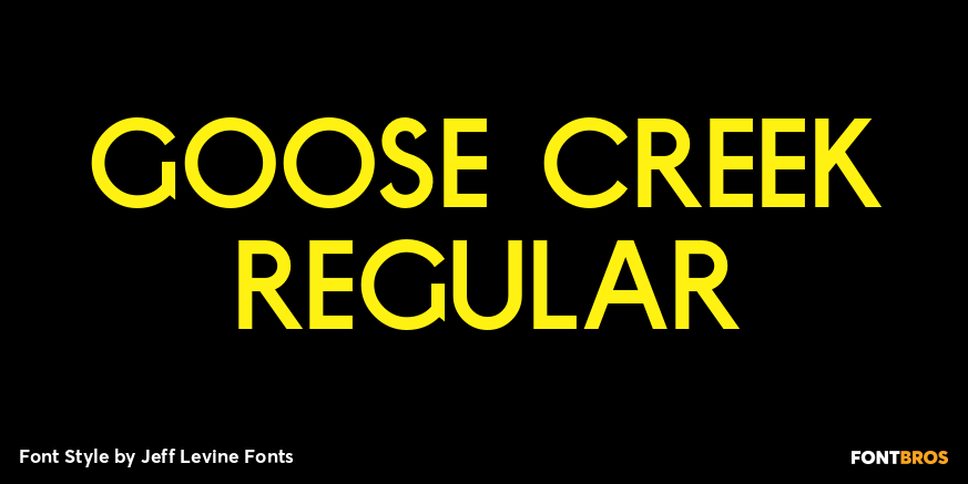 Goose Creek Regular Poster