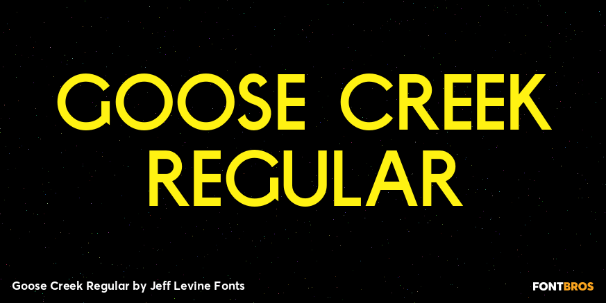 Goose Creek Regular Poster