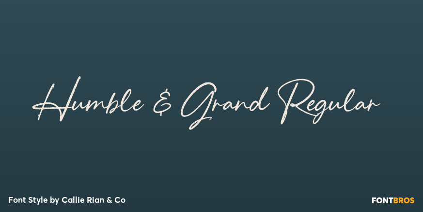 Humble & Grand Regular Poster