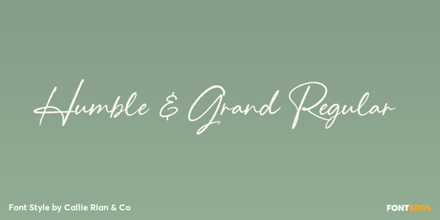 Humble & Grand Regular Poster