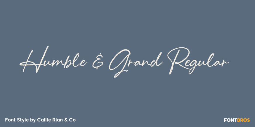 Humble & Grand Regular Poster