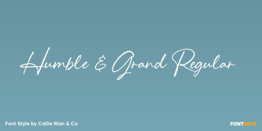 Humble & Grand Regular Poster