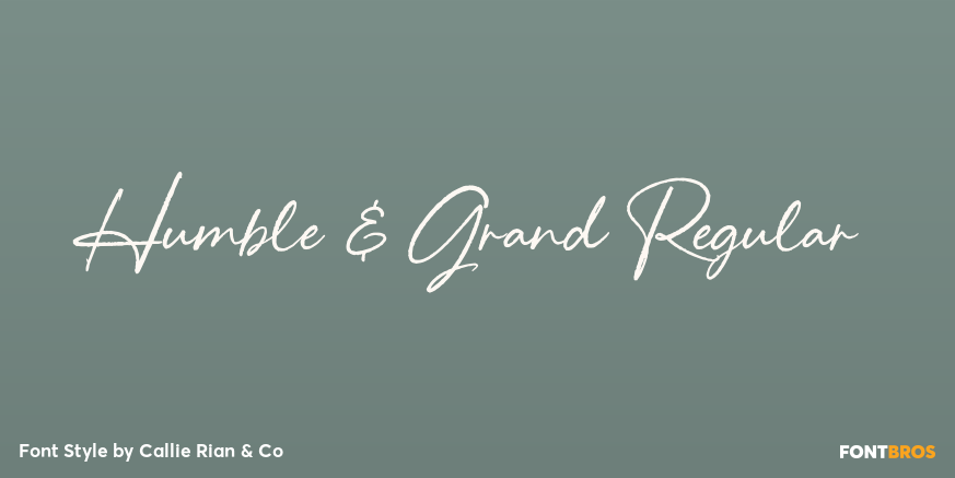 Humble & Grand Regular Poster