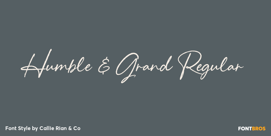 Humble & Grand Regular Poster