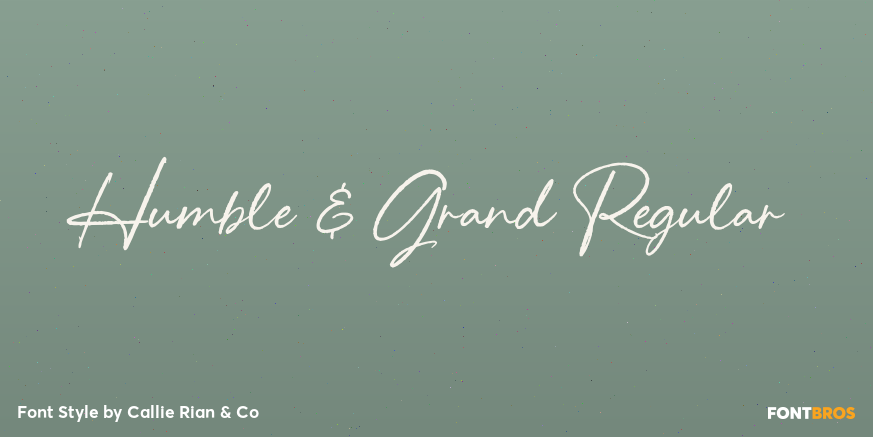 Humble & Grand Regular Poster