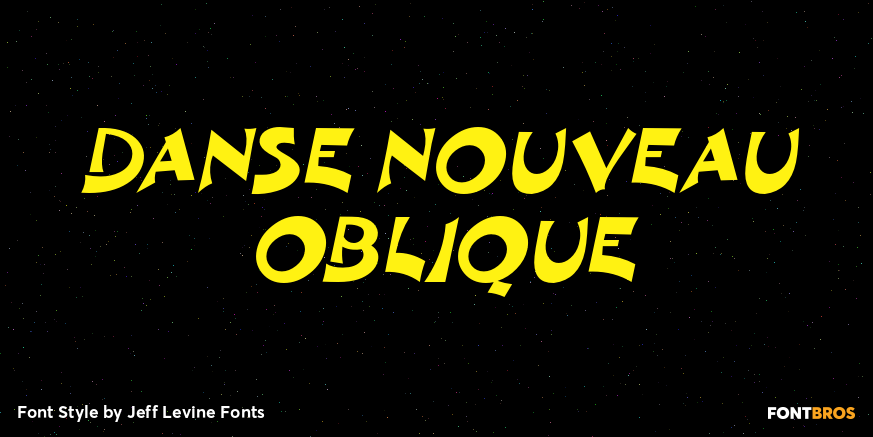 Danse Nouveau Oblique Poster