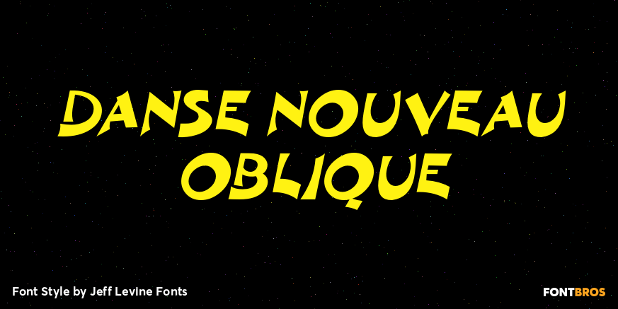 Danse Nouveau Oblique Poster