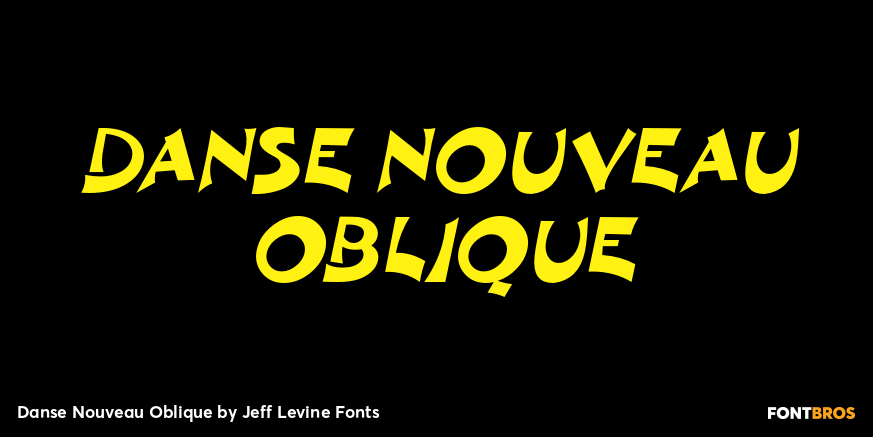 Danse Nouveau Oblique Poster