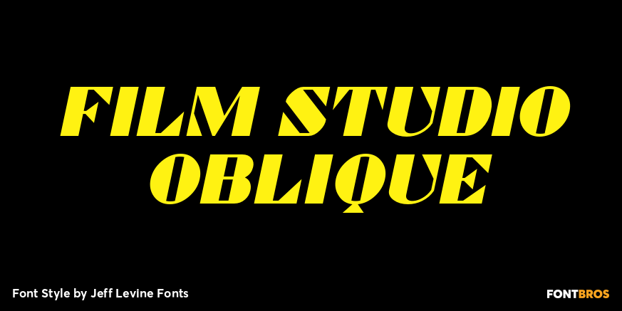 Film Studio Oblique Poster