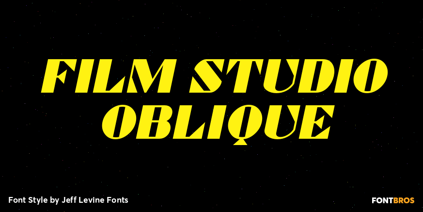 Film Studio Oblique Poster