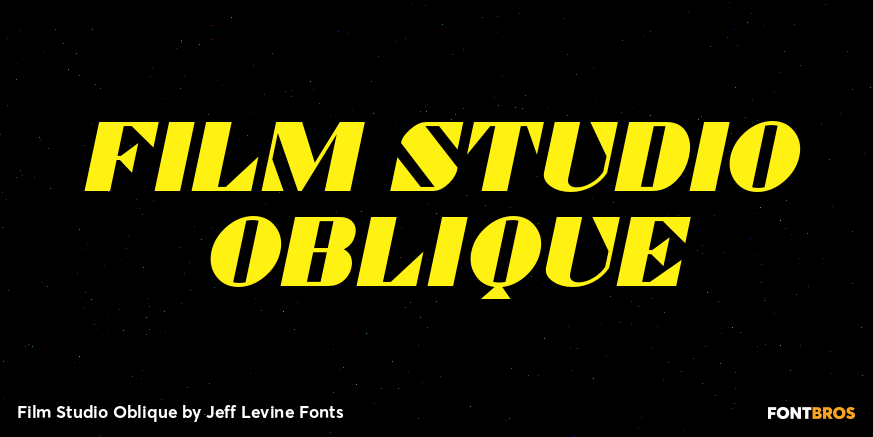 Film Studio Oblique Poster
