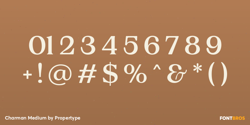 Charman Medium Font Poster #4