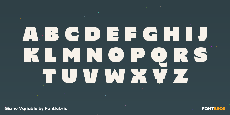 Gismo Variable Font Poster #2