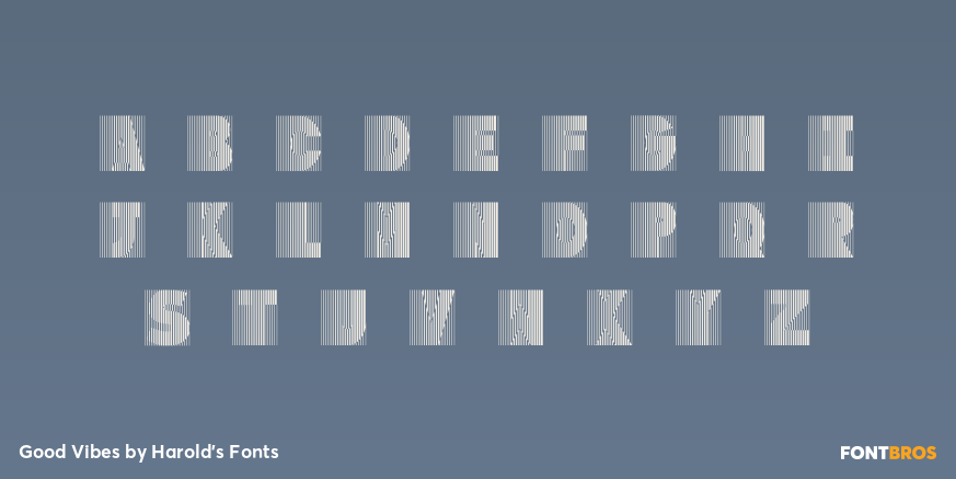 Good Vibes Font Poster #2