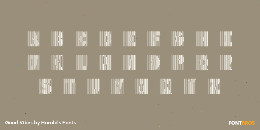 Good Vibes Font Poster #3