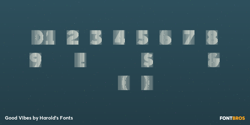 Good Vibes Font Poster #4