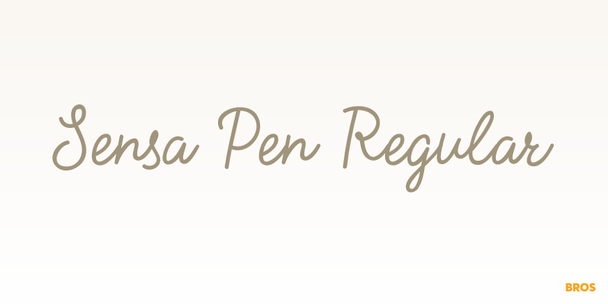 Sensa Pen Regular Poster
