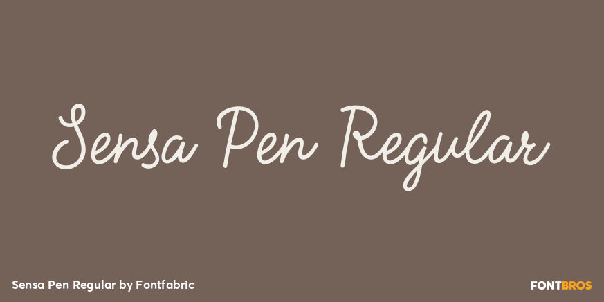 Sensa Pen Regular Poster