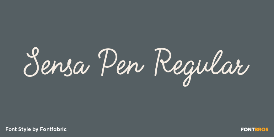 Sensa Pen Regular Poster