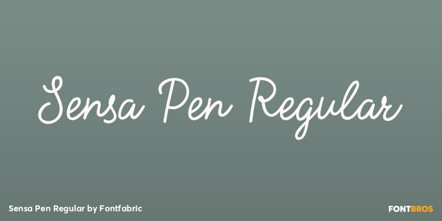Sensa Pen Regular Poster