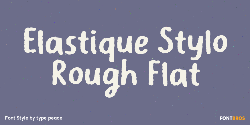 Elastique Stylo Rough Flat Poster