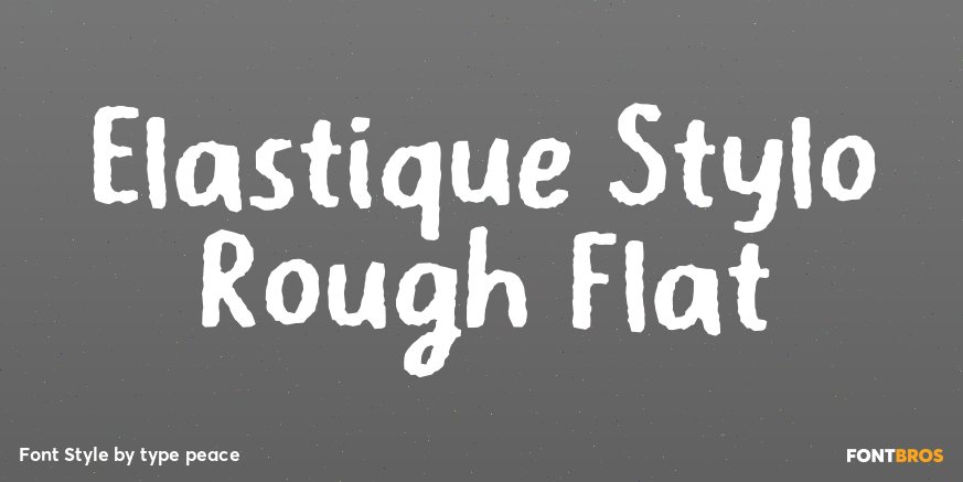 Elastique Stylo Rough Flat Poster