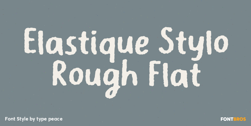 Elastique Stylo Rough Flat Poster