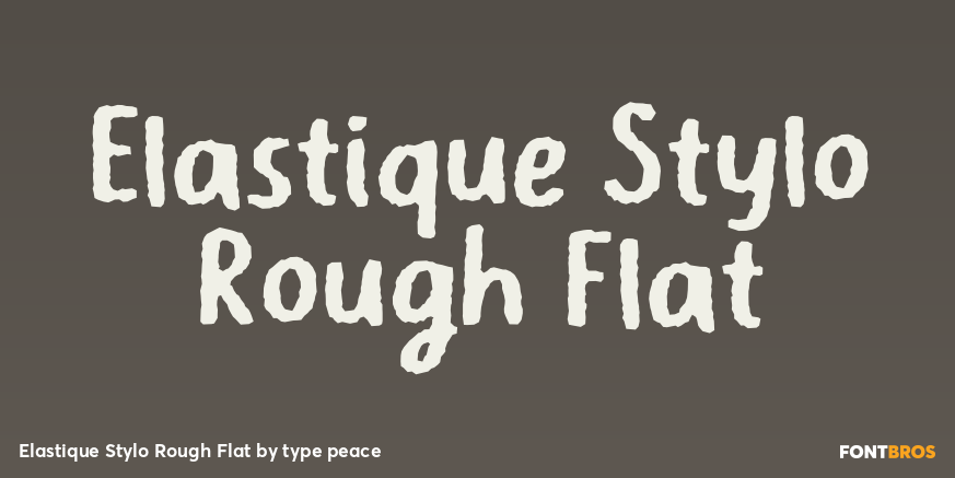 Elastique Stylo Rough Flat Poster