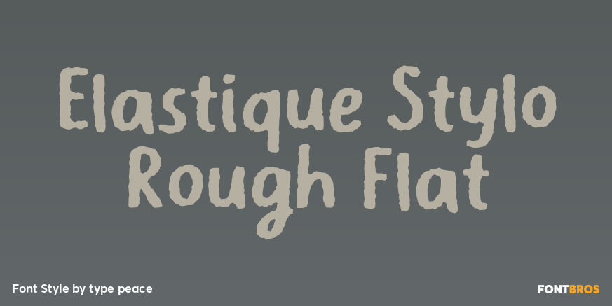 Elastique Stylo Rough Flat Poster