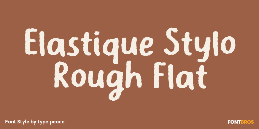 Elastique Stylo Rough Flat Poster