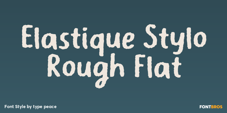 Elastique Stylo Rough Flat Poster