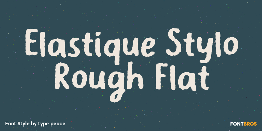 Elastique Stylo Rough Flat Poster