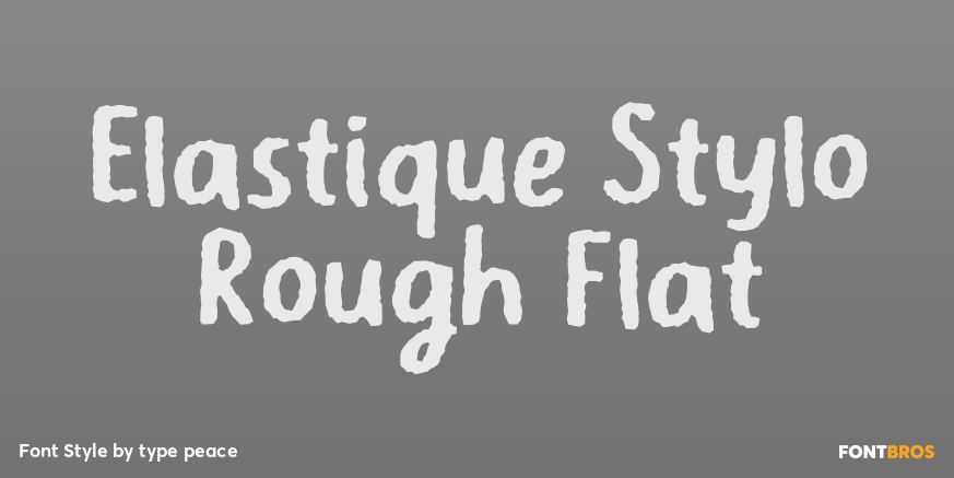 Elastique Stylo Rough Flat Poster