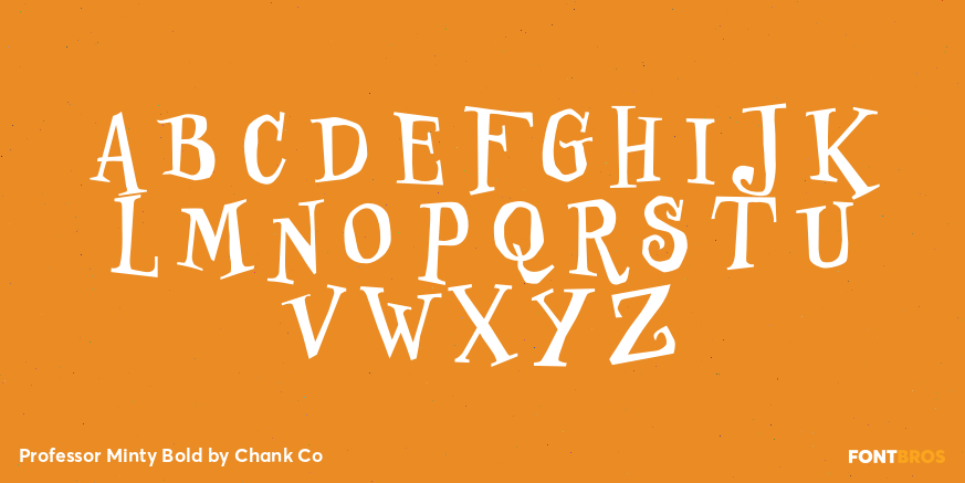 Professor Minty Bold Font Poster #1