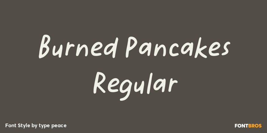 Burned Pancakes Regular Poster