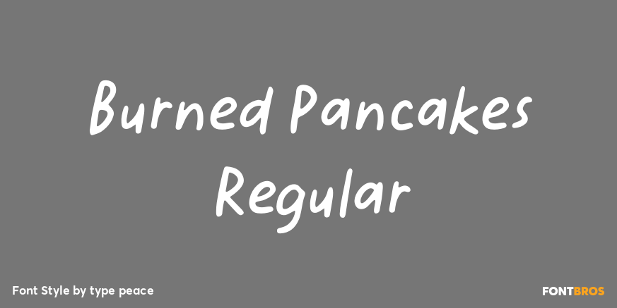 Burned Pancakes Regular Poster