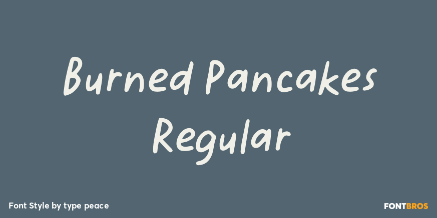 Burned Pancakes Regular Poster