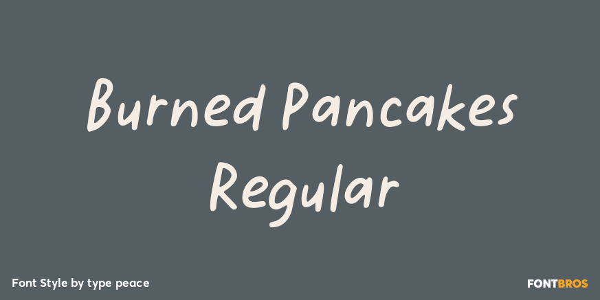 Burned Pancakes Regular Poster