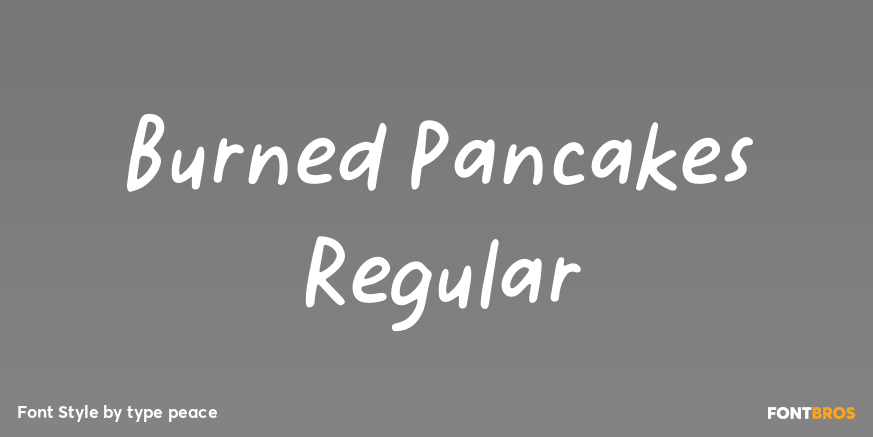 Burned Pancakes Regular Poster