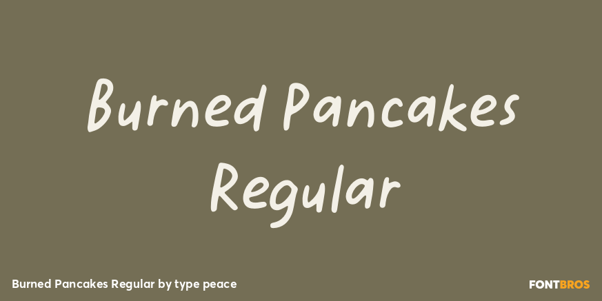 Burned Pancakes Regular Poster