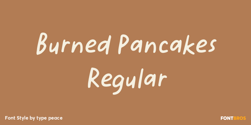 Burned Pancakes Regular Poster