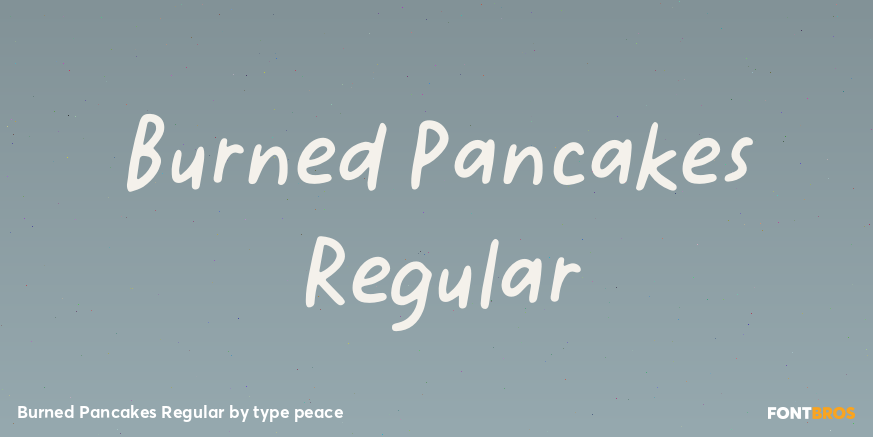 Burned Pancakes Regular Poster