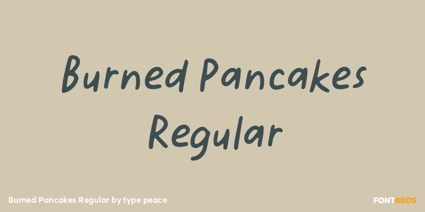 Burned Pancakes Regular Poster