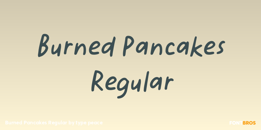 Burned Pancakes Regular Poster