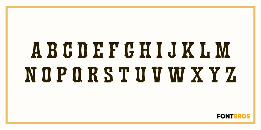 Vanadium Font Poster #2
