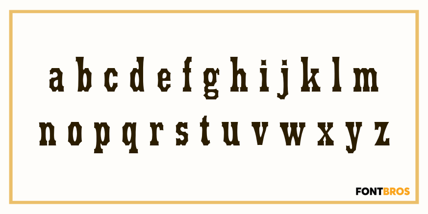 Vanadium Font Poster #3