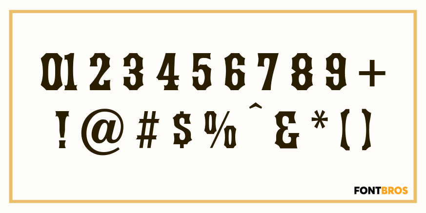 Vanadium Font Poster #4